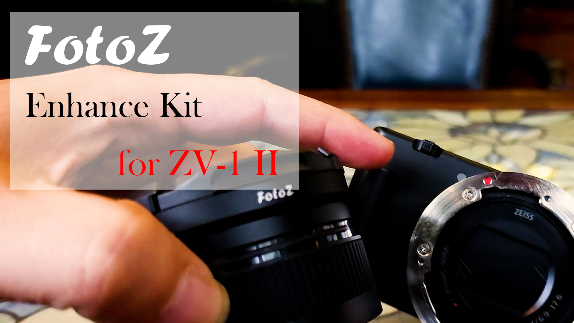 Amazon.com : FotoZ 49mm 0.75x Wide Angle Lens, for Sony Vlogcam ZV